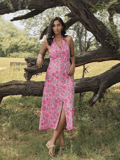 Havanna Halter Midi Dress - Notch Above
