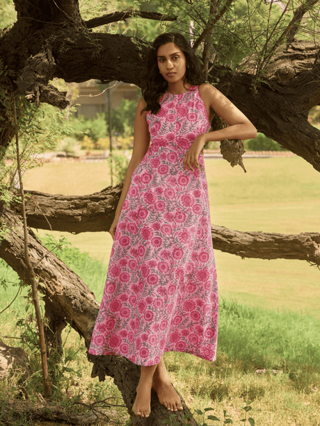 Isabella Halter Maxi Dress - Notch Above