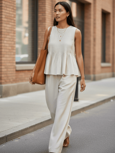Gwen Pleated Co - ord Set - Notch Above