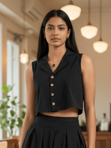 Bri Collared Top - Notch Above