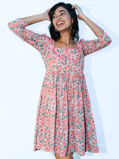 Daria Block Printed Mini Dress - Notch Above