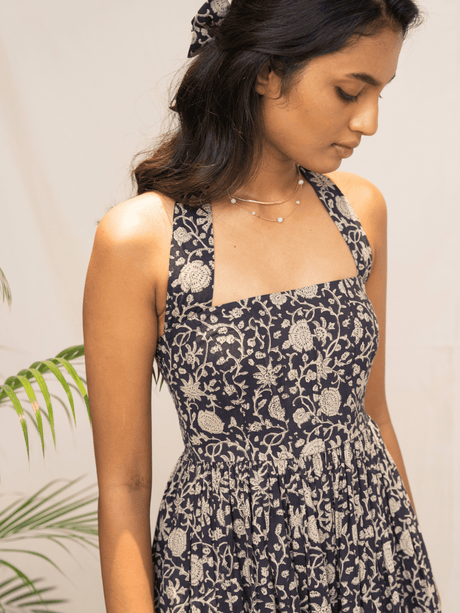 Aster Halter Corset Midi Dress - Notch Above