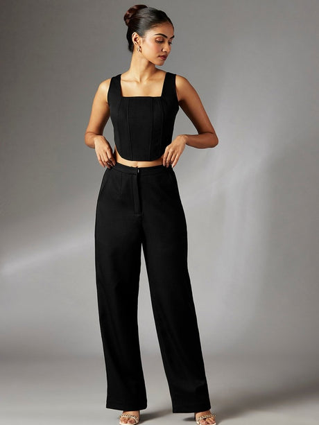 Dina Lux Italian Crepe Corset Set - Notch Above