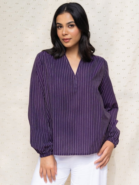 Fes Stripes Top - Notch Above
