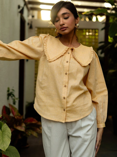 Jenna Vintage Collared Shirt - Notch Above