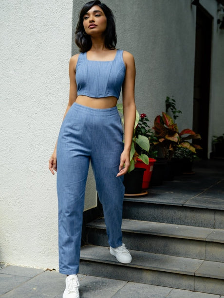 Lou Denim Cigarette Pants - Notch Above