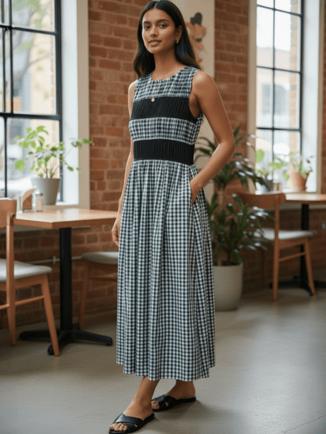 Ruru Shirred Midi Dress - Notch Above