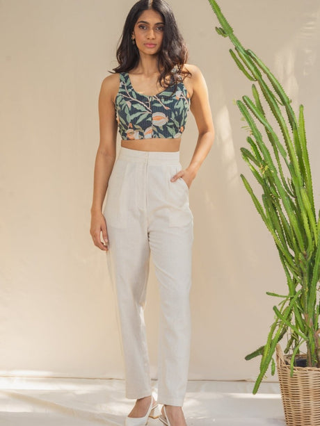 Amina Crop Top & Pant Set - Notch Above
