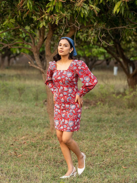 Elsie Floral Printed Dress - Notch Above